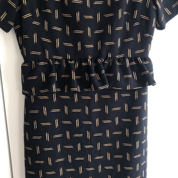 Club Monaco Bridette Matchstick Peplum Dress 2 - Picture 4 of 11